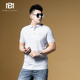 BM休闲商务男装 t恤潮牌刺绣烫钻英伦雅痞夏季 高级感polo衫 男短袖