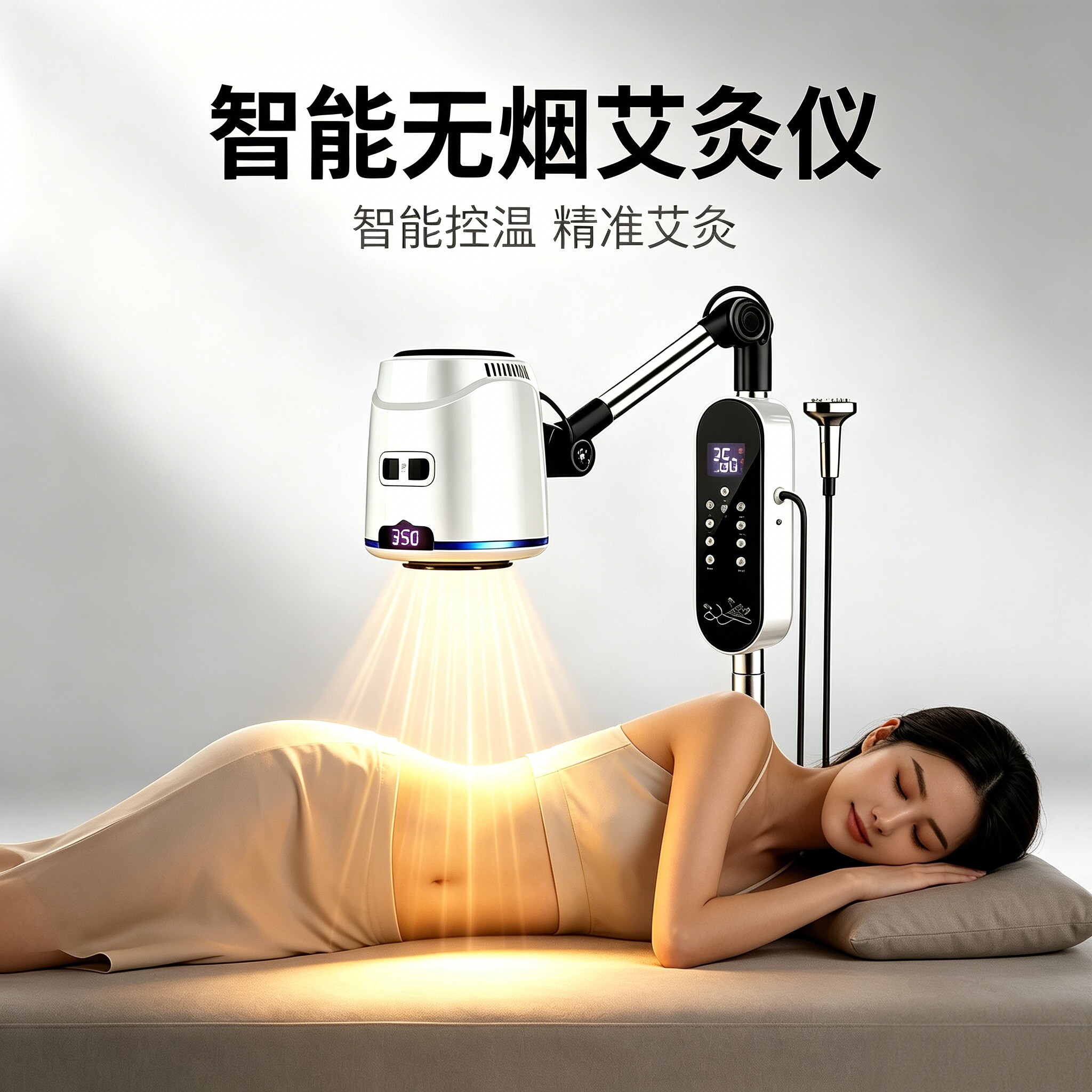美容院艾灸仪器一体机无烟新款