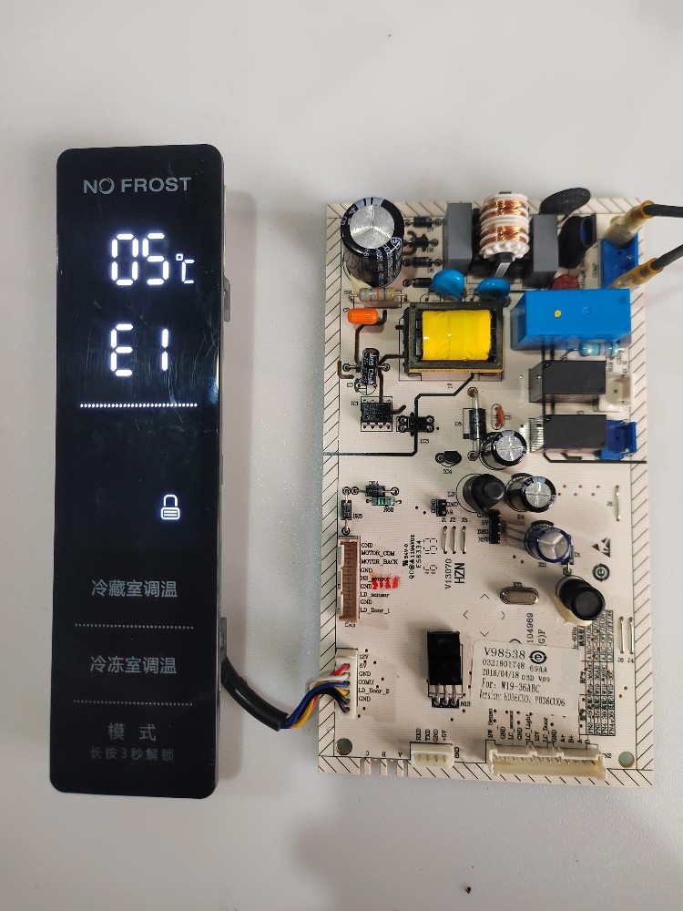 奥马冰箱 BCD-313WDB WDK主板 0321801748 显示板 0321801749/A