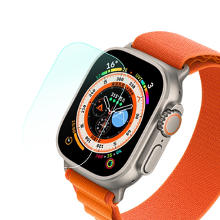 适用Apple苹果Watch Ultra智能手表钢化膜iWatch S8U苹果WatchUltra2保护膜Ultra电话贴膜华强北49mm版屏幕膜