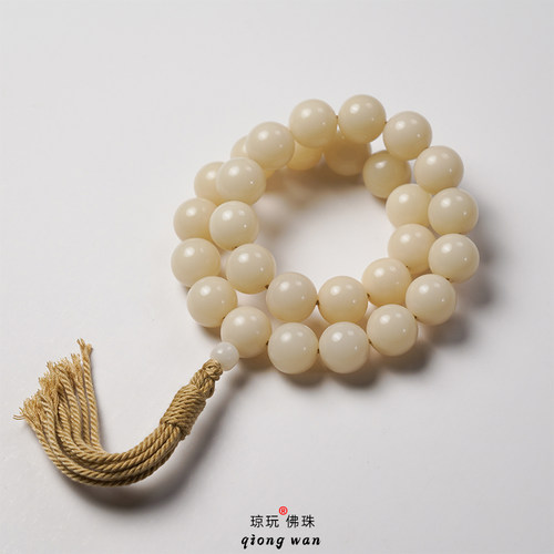 干磨菩提根圆珠原生态手持佛念珠