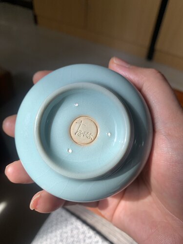 收藏级！398级别手拉坯支钉满釉罗汉禅定主人杯原矿汝瓷名家手工
