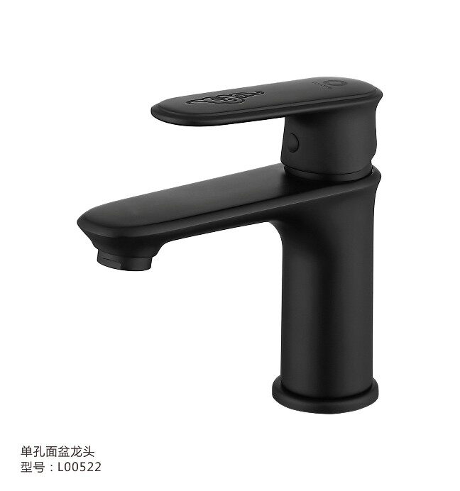 东姿黑色面盆冷热龙头爆款新品