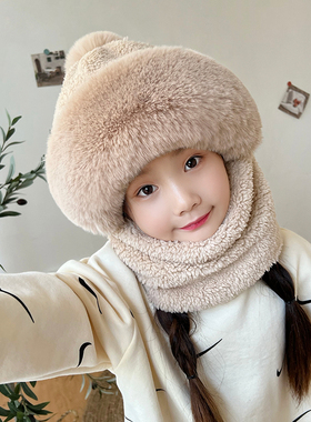儿童帽子加绒加厚冬季