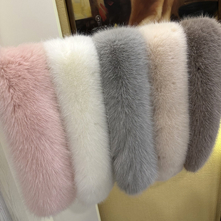 毛领单卖仿真貉子毛狐狸毛毛领子大衣羽绒派克服帽条单买男女通用