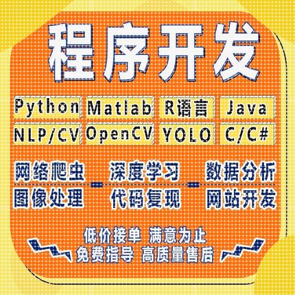 python代做编程matlab代码帮跑通深度学习机器R语言yolo算法覆现