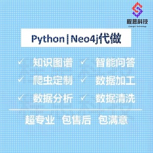 Python+Neo4j人工智能知识图谱制作深度学习代做代码推荐问答系统