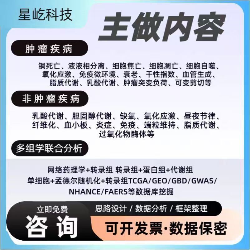 生信分析定制服务 单细胞测序 空间转录组 PCR验证 提供原始代码