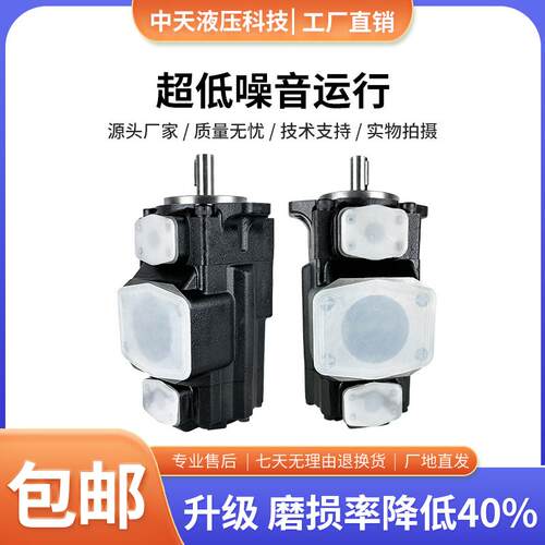 新款丹尼逊DENISON叶片泵T6CC-006-005-1R00-C100双联液压泵T包邮