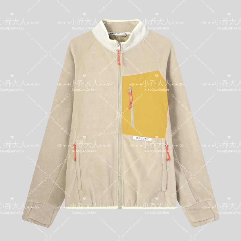 【大潘专享】登山徒步舒适保暖靓色情侣秋季户外撞色外套C2401