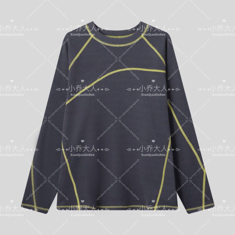 【大潘专享】户外运动秋冬情侣款磨毛保暖圆领长袖打底卫衣C2787