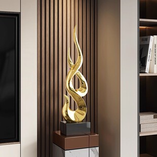 节节高升现代简约高档竖高摆件入户玄关酒柜客厅桌面乔迁家居饰品