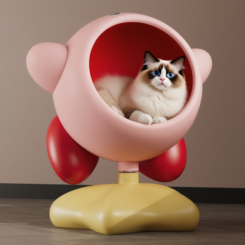 星之卡比猫窝收纳床头置物小茶几