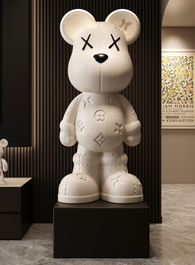 暴力熊客厅落地存钱罐摆件轻奢