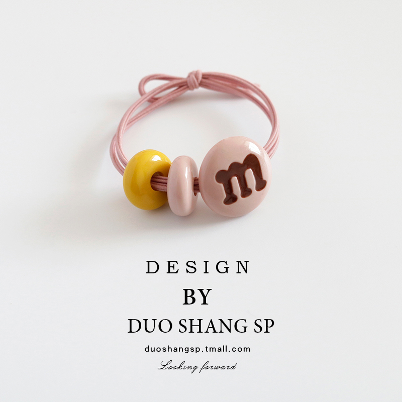 M豆发绳简约少女心头绳扎头发