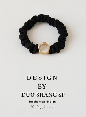 韩国花朵发圈头绳少女扎马尾小肠圈高弹力扎头发皮筋仿猫眼石发绳