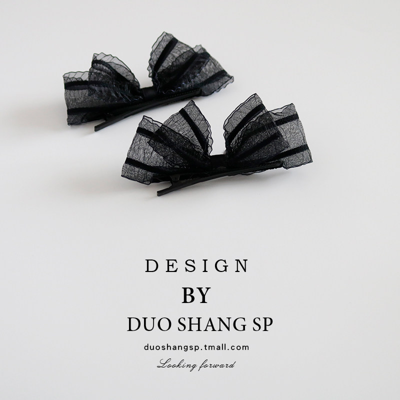 蕾丝超仙蝴蝶结发夹女后脑勺侧边夹刘海夹简约顶夹气质网红鸭嘴夹,饰品/流行首饰/时尚饰品新,发饰,淘宝优惠券,粉丝福利购,淘宝优惠卷