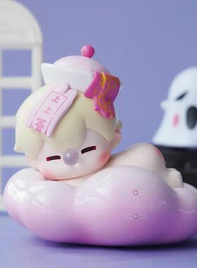 正版屁嘟嘟云朵趴趴2代盲盒潮玩偶摆件可爱公仔娃娃手办女孩礼物