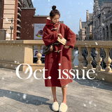 【主推款！上去就卖】已备货牛角扣呢大衣外套P175K248，女装毛呢外套，浙宝257