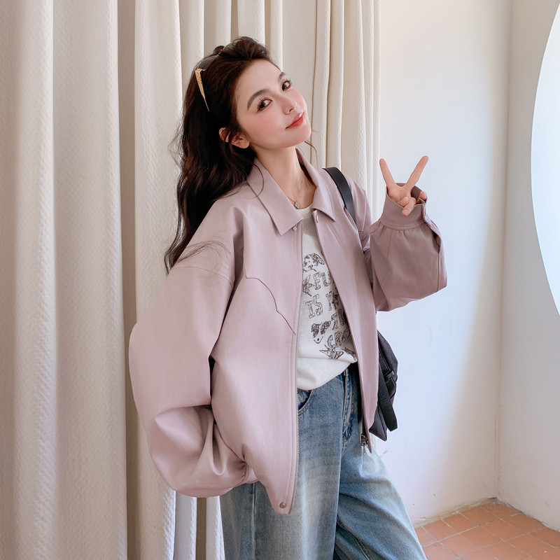 26新款！已出大货！小个子蛋白皮外套257-58543-P175K288,女装短外套,浙宝257