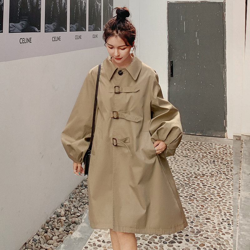 2022春款主推款风衣已出货小个子专属韩版设计感风衣P145K198,女装风衣,浙宝257