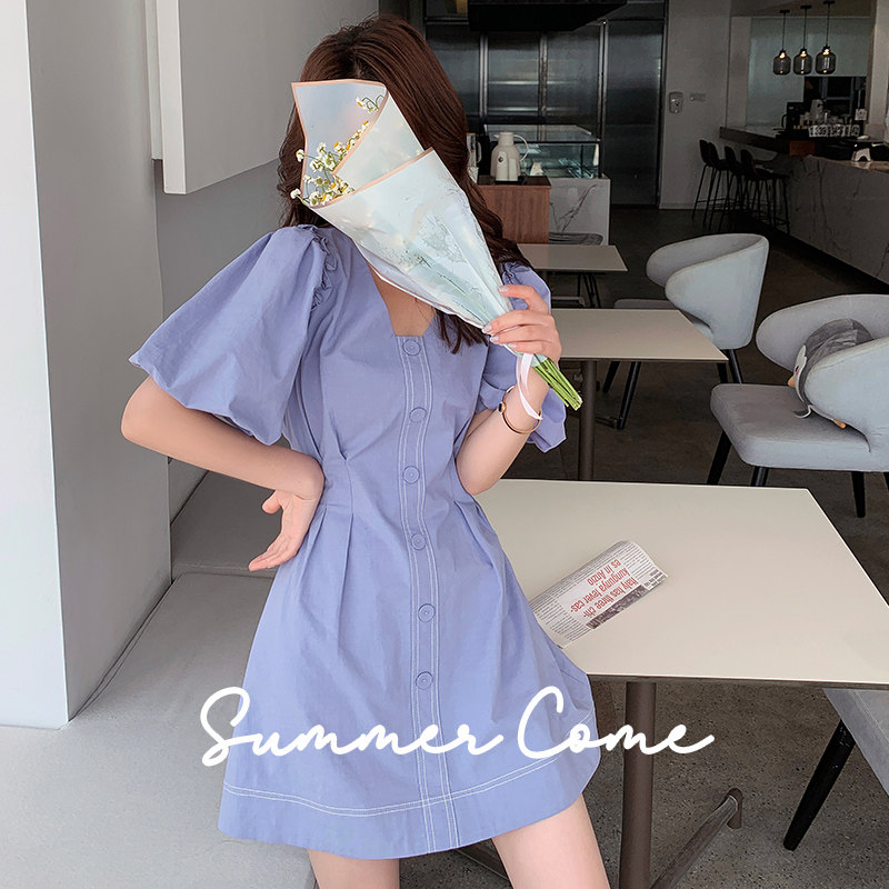 【2022夏】主推已出货小个子收腰显瘦连衣裙P95K138，女装连衣裙，浙宝257