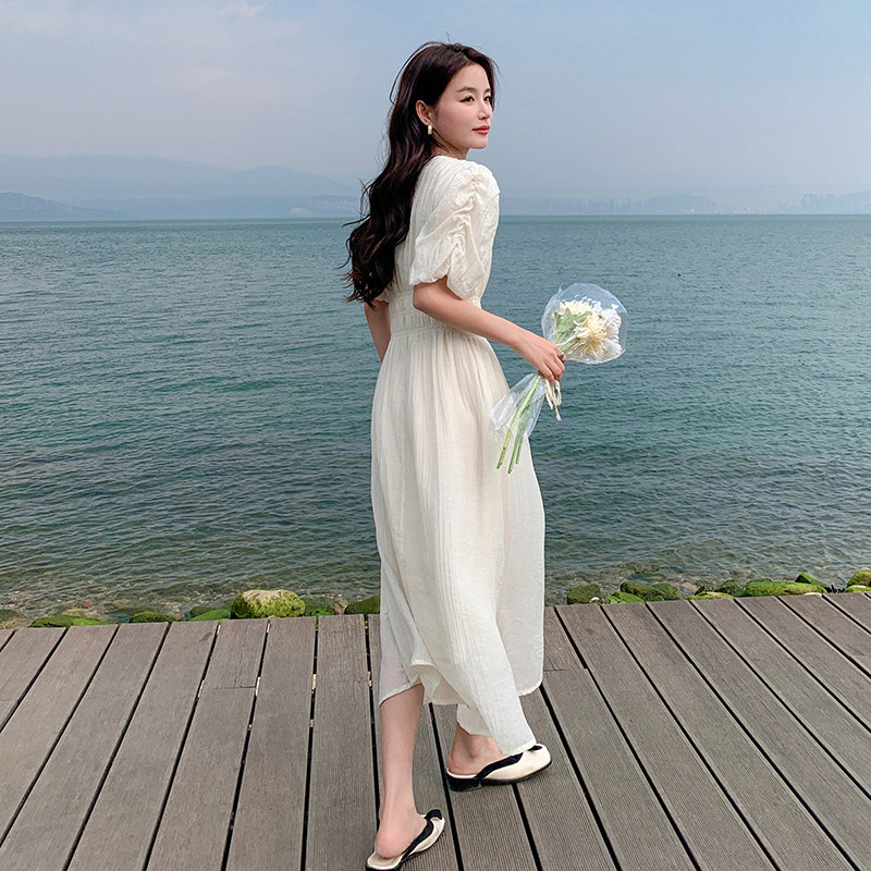 已出货！新加粉色仙仙的长款连衣裙257-58271-P115K168,女装连衣裙,浙宝257