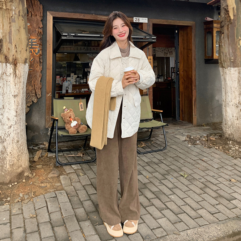 现货！保暖菱格棉服小个子宽松257-58335-P175K258,女装棉衣/棉服,浙宝257