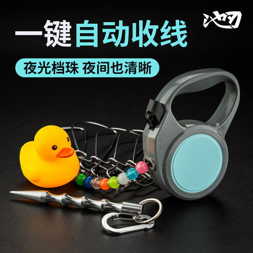 【一键自动收线】路亚活鱼扣鱼锁