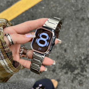 4方格三株配个性 金属表框高级感腕带 watch6 适用小米红米redmi