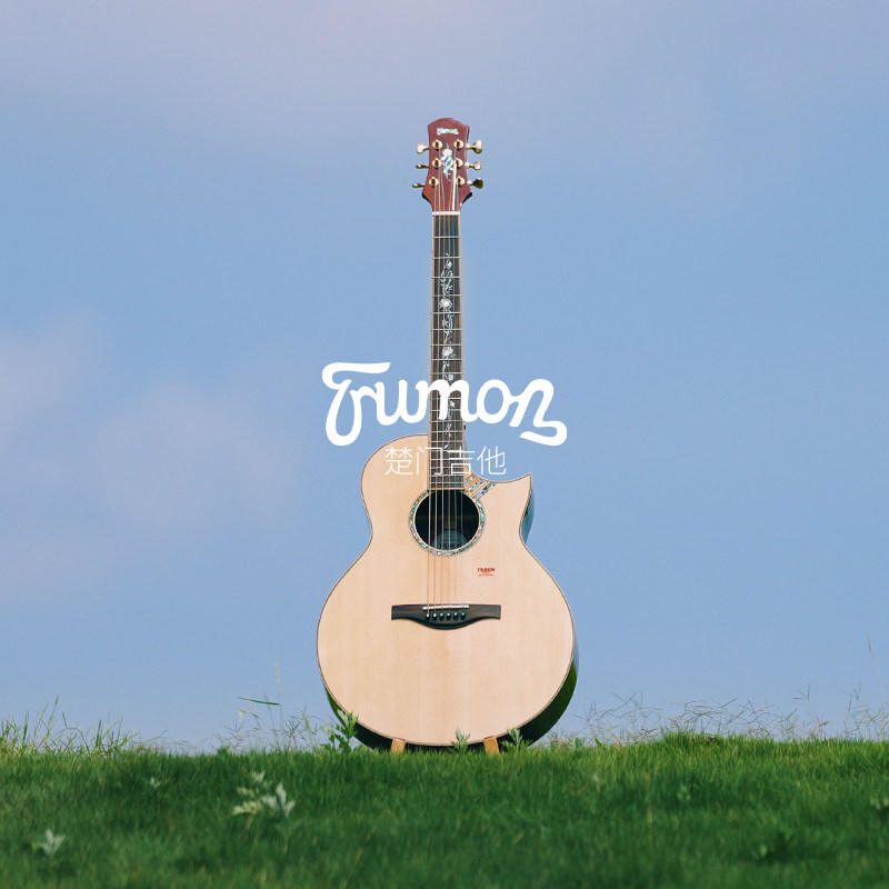 Trumon楚门新一代夏至1988全单板民谣吉他41寸演奏专业级电箱