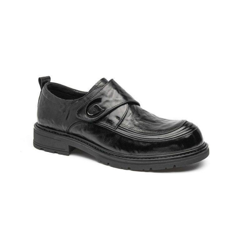 小单鞋新款跟乐福鞋皮鞋男全皮圆头头层牛皮四季套脚方深口休闲,流行男鞋,休闲皮鞋,淘宝优惠券,粉丝福利购,淘宝优惠卷