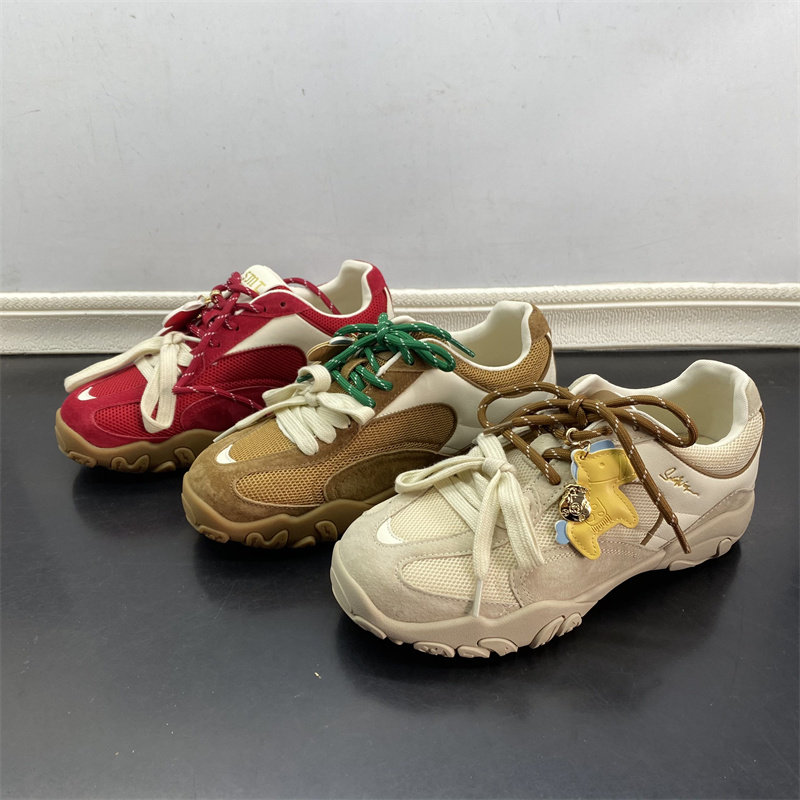 工厂断码处理春季新款真皮女鞋学院风拼色韩版德训鞋跑步休闲单鞋,女鞋,时尚休闲鞋,淘宝优惠券,粉丝福利购,淘宝优惠卷