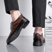 春正装 皮鞋 男鞋 英伦风男士 通百搭商务皮鞋 2026休闲潮流新款