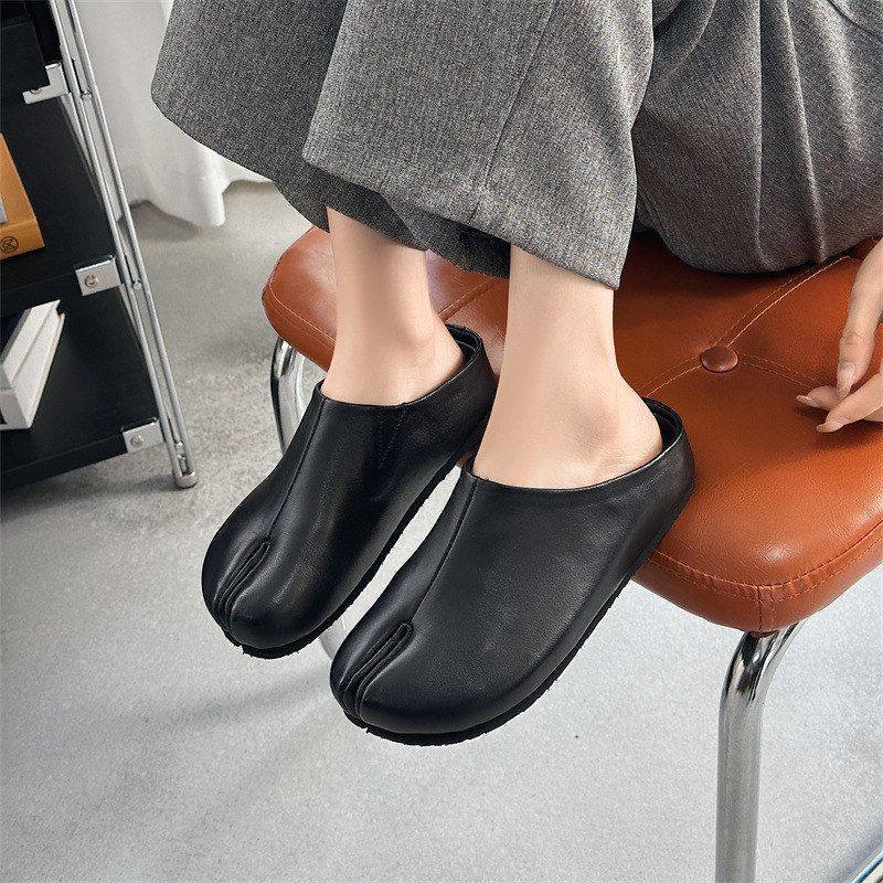 春季一脚蹬勃肯半拖鞋女2025春季新款懒人鞋平底分趾外穿拖鞋女,女鞋,其他拖鞋,淘宝优惠券,粉丝福利购,淘宝优惠卷