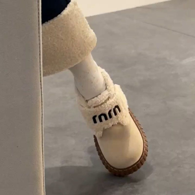 2025年秋冬季魔术贴棉鞋子女复古