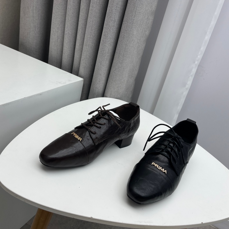 工厂断码处理秋冬季新款真皮女鞋低跟深口软皮英伦风时尚百搭单鞋