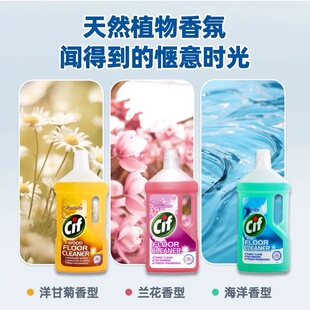 山姆Cif晶杰瓷砖地板清洁剂去污木地板清洁洋甘菊地板瓷砖清洁剂