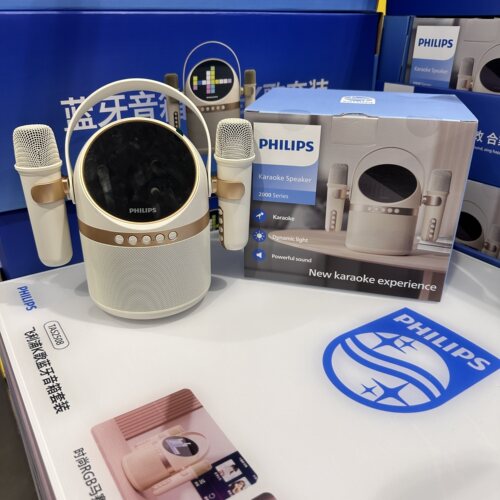 新品Costco开市客Philips飞利浦便携音箱TAS2508双麦克风K歌音响