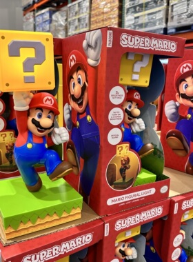 现货特价Costco代购正版Super Mario造型桌灯马里奥小夜灯高35cm