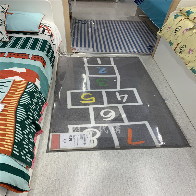 ikea宜家【国内代购】汉马豪斯 地毯数字地毯爬行垫儿童游戏地毯