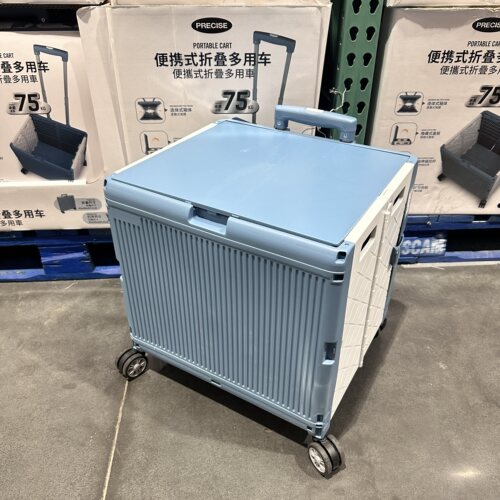 开市客山姆代购PRECISE便携车载可折叠推车多用途购物车买菜车65L
