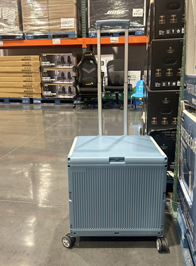 现货开市客代购 precise可折叠便携拉杆购物车万向轮带刹车静音轮