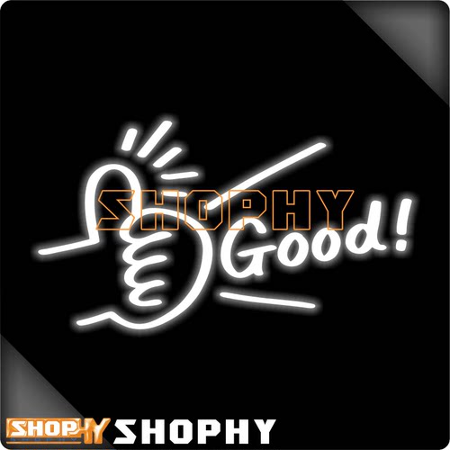 一切安好非常好GOOD潮牌创意装饰个性改装反光荧光摩托汽车贴纸