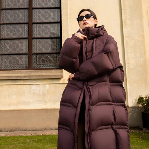 2025新款95绒羽绒服连帽加厚