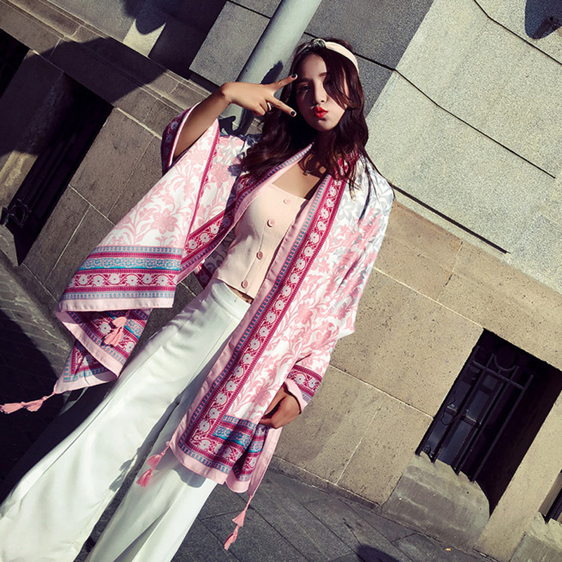 民族风防晒海滩超大多功能围巾