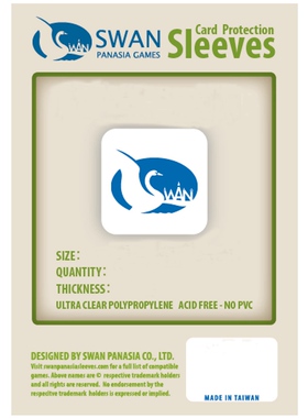 【天X天桌游】透明 牌套 卡套 45x90mm 约150张 薄款