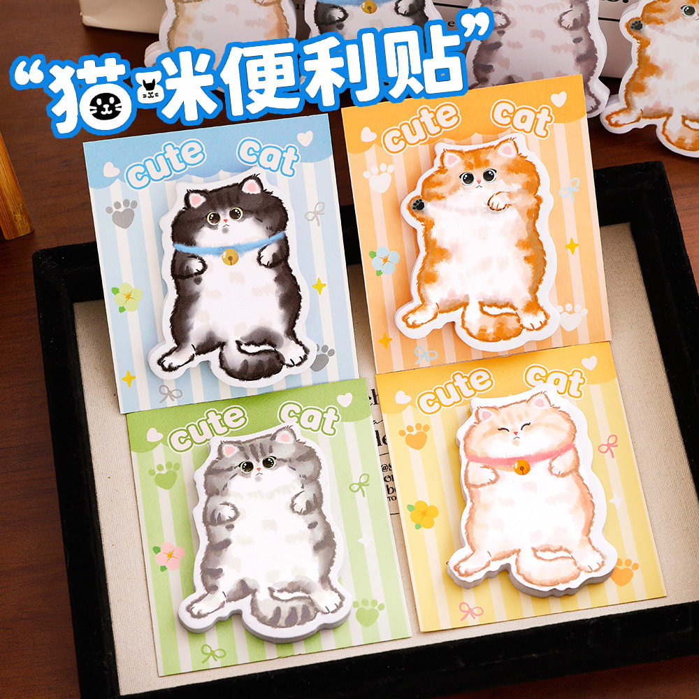小礼品卡通猫咪便利贴异型图片