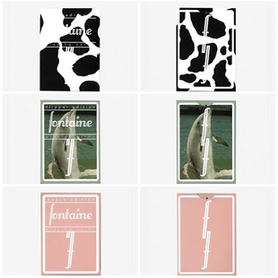 野猪校长桃子奶牛海豚小鸟生日方丹Fontaine纸牌花切魔术收藏扑克