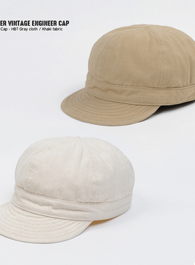 Ranger Vintage HBT人字纹 小檐机修师帽 美式复古工作帽 鸭舌帽